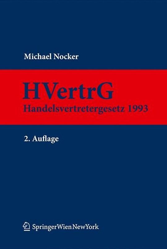 Kommentar zum Handelsvertretergesetz 1993 (HVertrG 1993)