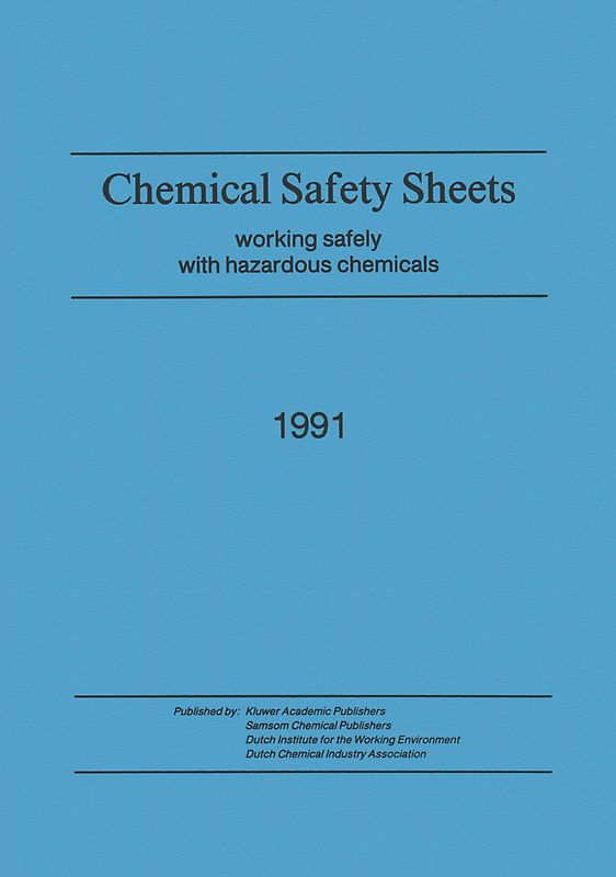 Chemical Safety Sheets