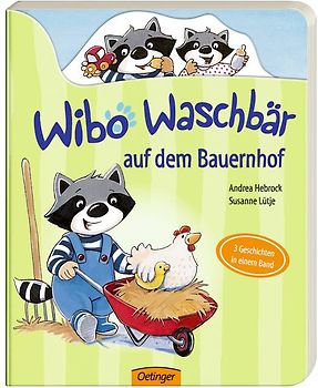 Wibo Waschbär auf dem Bauernhof