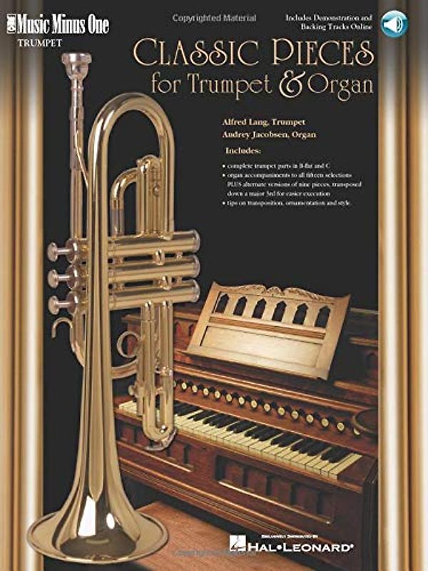 Music Minus One B flat or C Trumpet: Classic Pieces for Trumpet & Organ