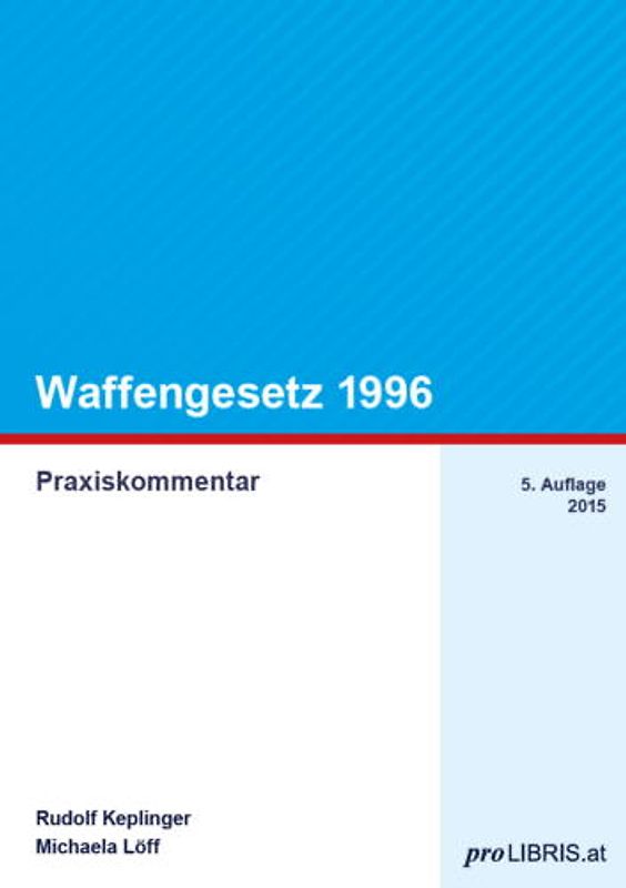 Waffengesetz 1996