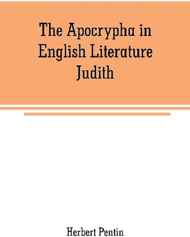 The Apocrypha in English Literature
