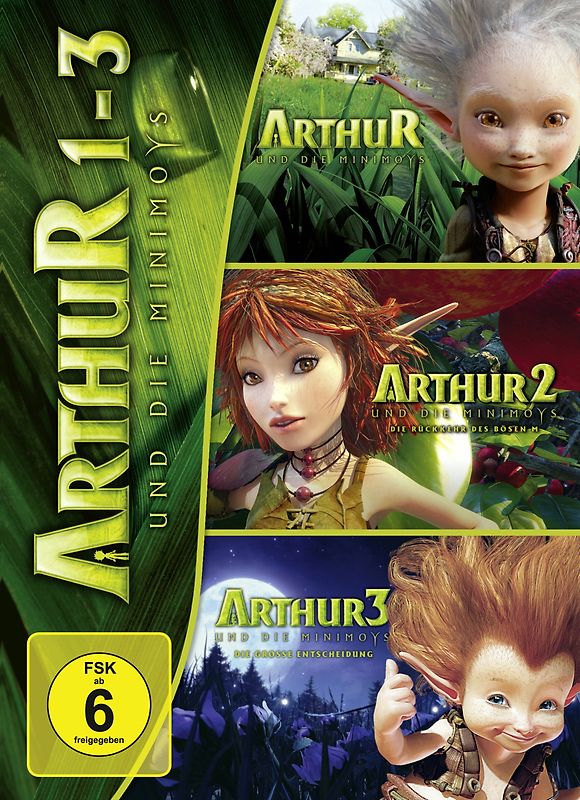 Arthur und die Minimoys 1-3 DVD