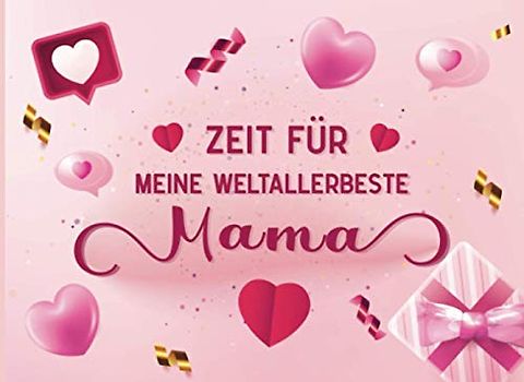 Zeit für meine weltallerbeste Mama: Gutscheinheft zum Muttertag oder Gutscheinbuch zum Geburtstag | 12 Gutscheine zum selbst Ausfüllen