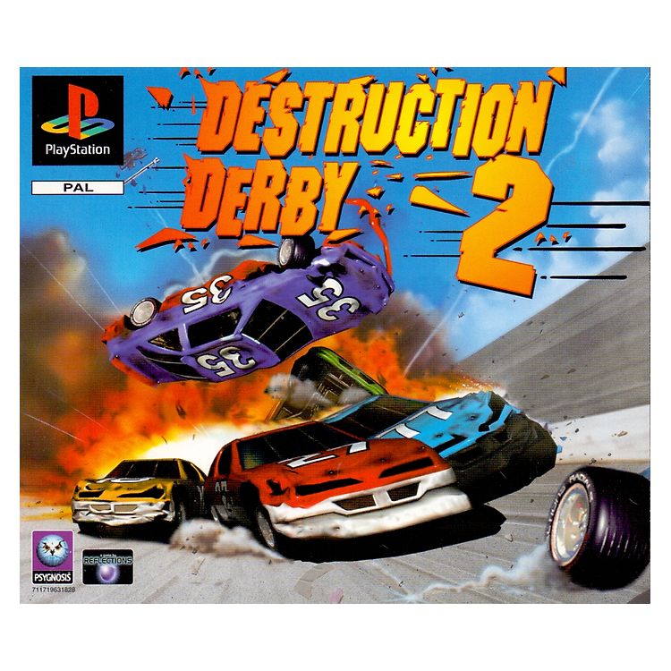 Jeu PS1 Destruction Derby 2 - Version Originale Complète - Bon État