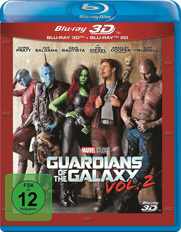 Guardians of the Galaxy Vol. 2 3D [inkl. Blu-ray] 3D Blu-ray Disc