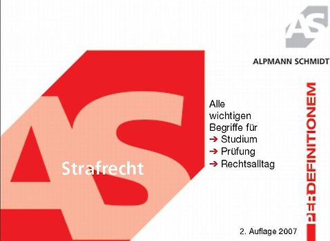 Definitionen Strafrecht