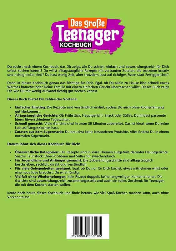 Das große Teenager Kochbuch