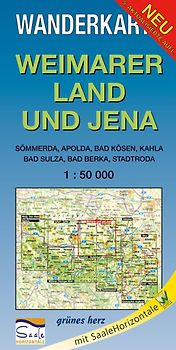 Wanderkarte Weimarer Land und Jena