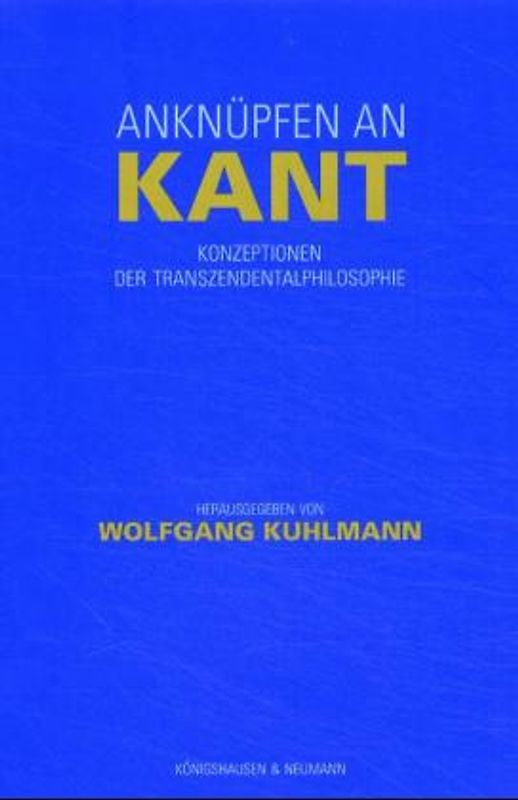 Anknüpfen an Kant