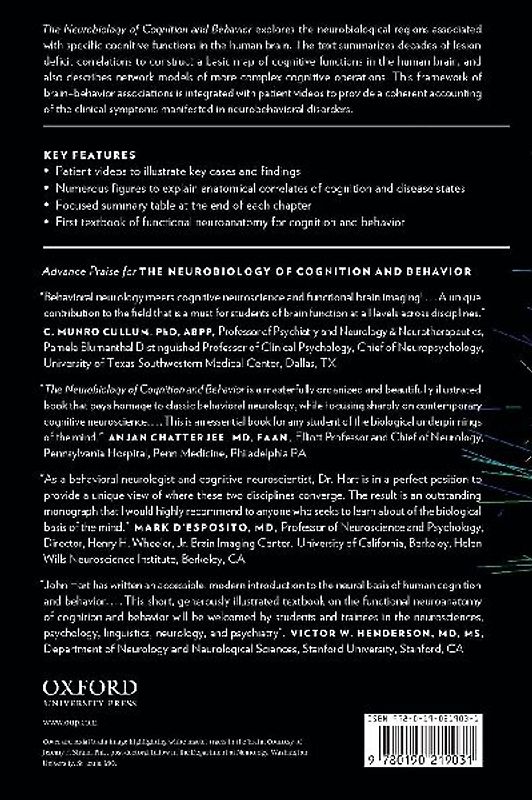 Neurobiology of Cognition and Behavior