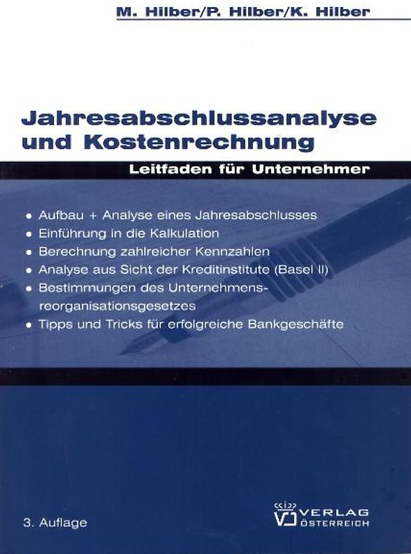 Jahresabschlussanalyse und Kostenrechnung