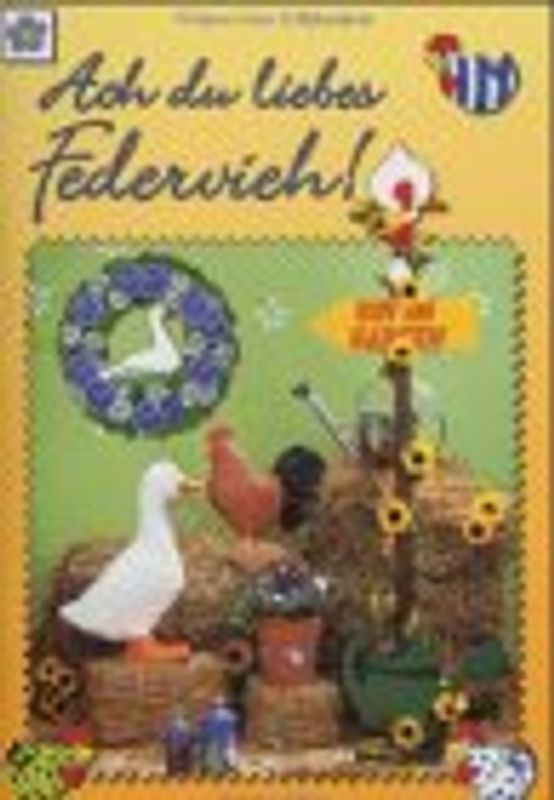 Ach du liebes Federvieh. Window Color und Materialmix