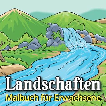 Landschaften Malbuch für Erwachsene: Friedliche Meereslandschaften und schöne Sommermotive sind in diesem Malbuch für Erwachsene zu sehen.