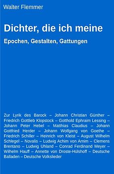 Dichter, die ich meine