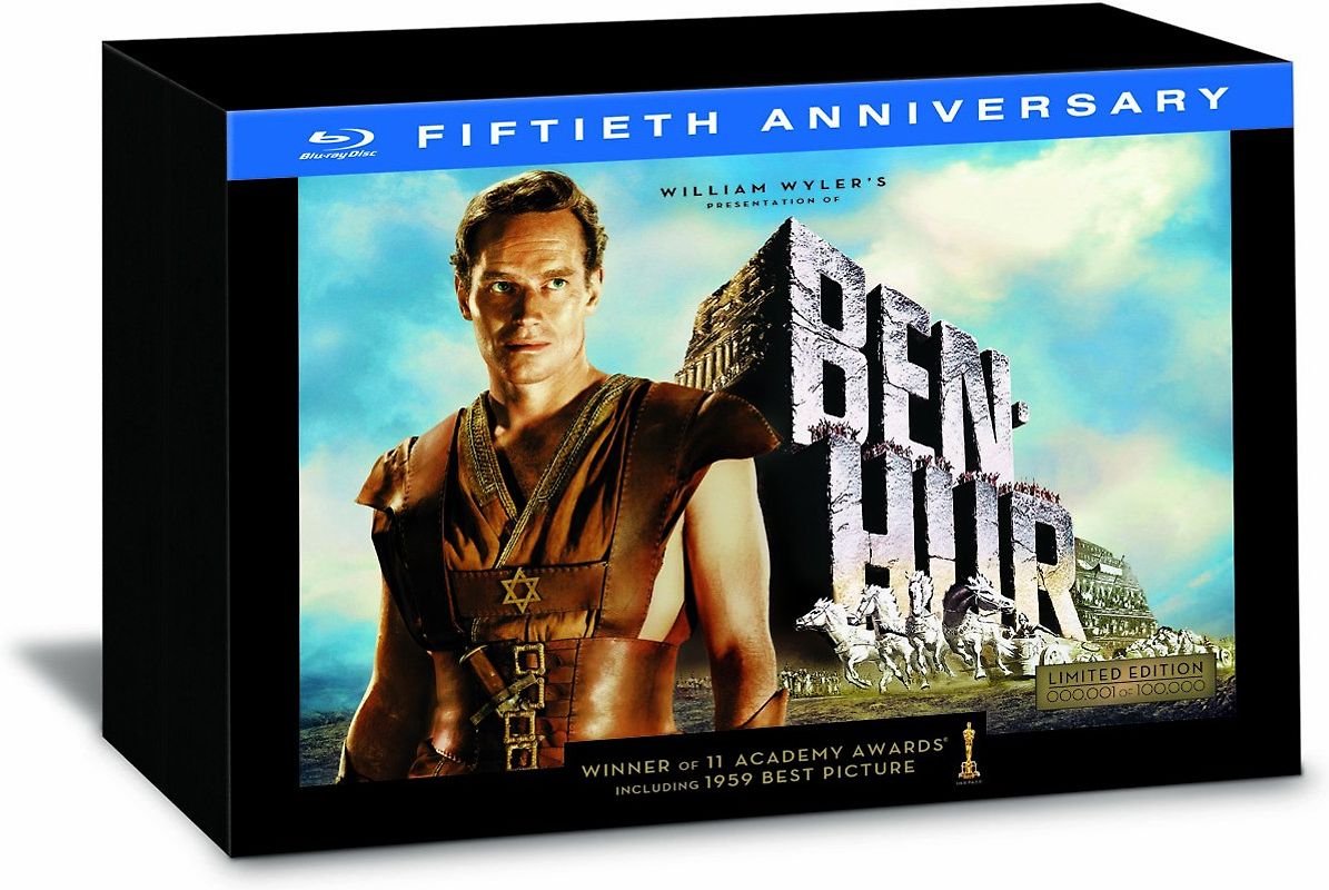 Ben Hur: 50th Anniversary [inkl. Buch, Ultimate Collectors Edition, UK Import] Blu-ray Disc