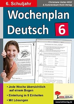 Wochenplan Deutsch / Klasse 6