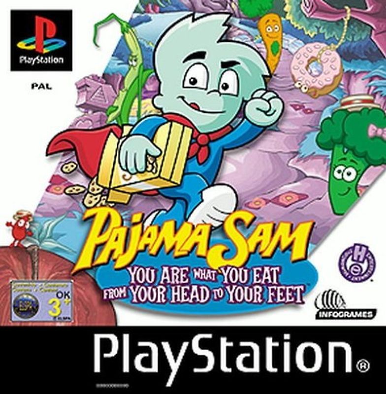 Pyjama Sam - Süßigkeiten kriegen Saures PlayStation 1