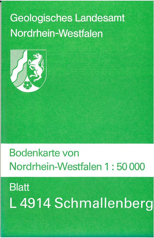 Bodenkarten von Nordrhein-Westfalen 1:50000 / Schmallenberg