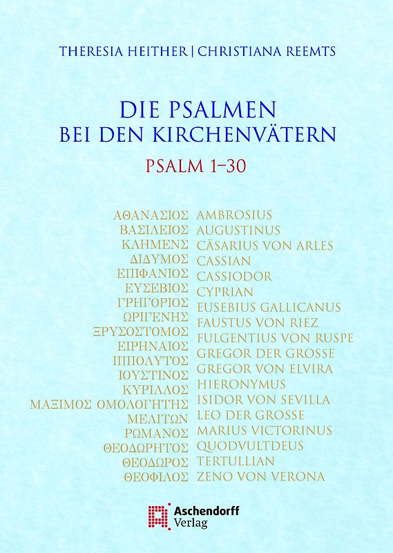 Die Psalmen bei den Kirchenvätern