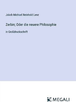 Zerbin; Oder die neuere Philosophie