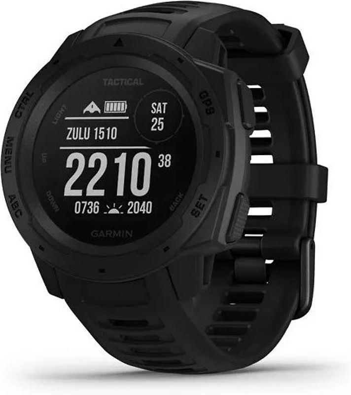 Garmin Instinct Tactical Edition 45mm noir et bracelet en silicone noir