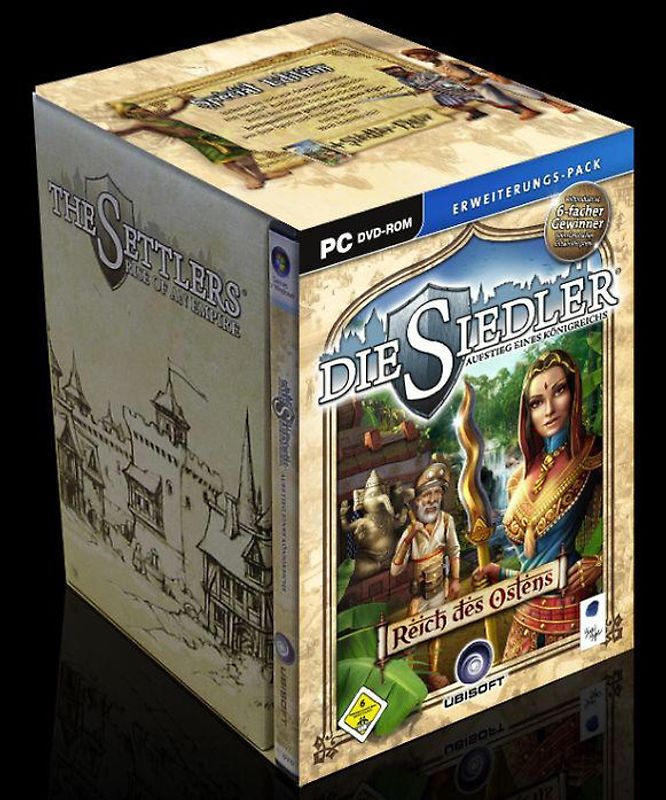 Siedler 6 -(FanPack) Aufstieg eines Königreichs: Reich des Osten PC Spiele