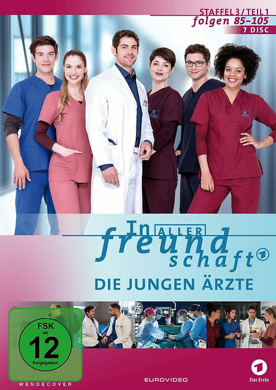 In aller Freundschaft - Die jungen Ärzte, Staffel 3, Folgen 85-105 [7 DVDs] DVD