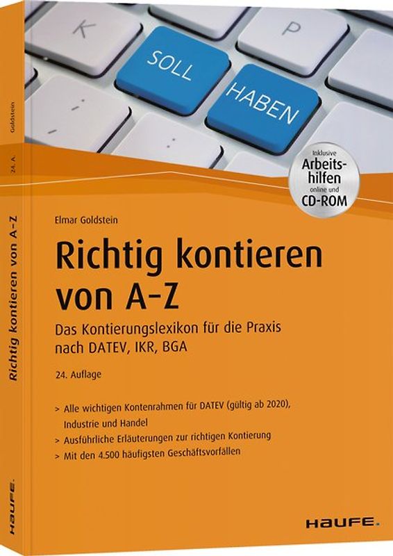 Richtig kontieren von A-Z - inkl. Arbeitshilfen online und CD-ROM