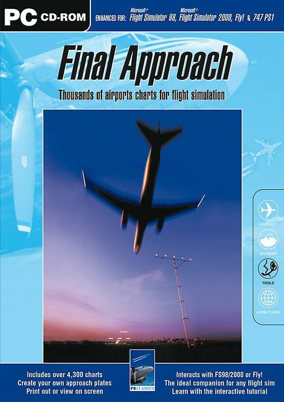 Microsoft Flight Simulator: Final Approach - Tausende von Flughafenkarten für die Flugsimulation [AddOn] PC Spiele