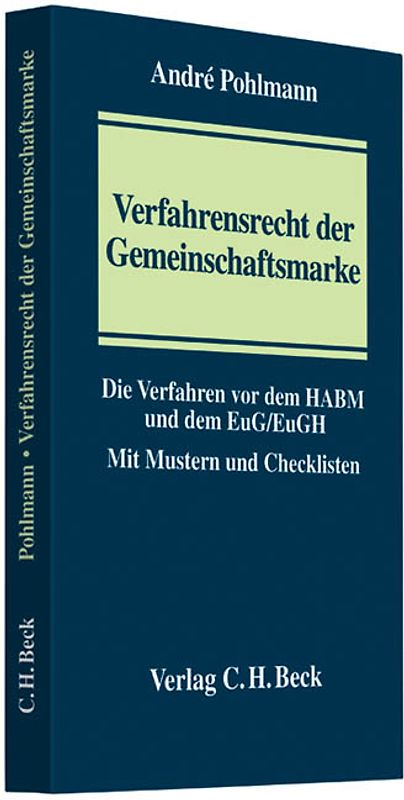 Verfahrensrecht der Gemeinschaftsmarke