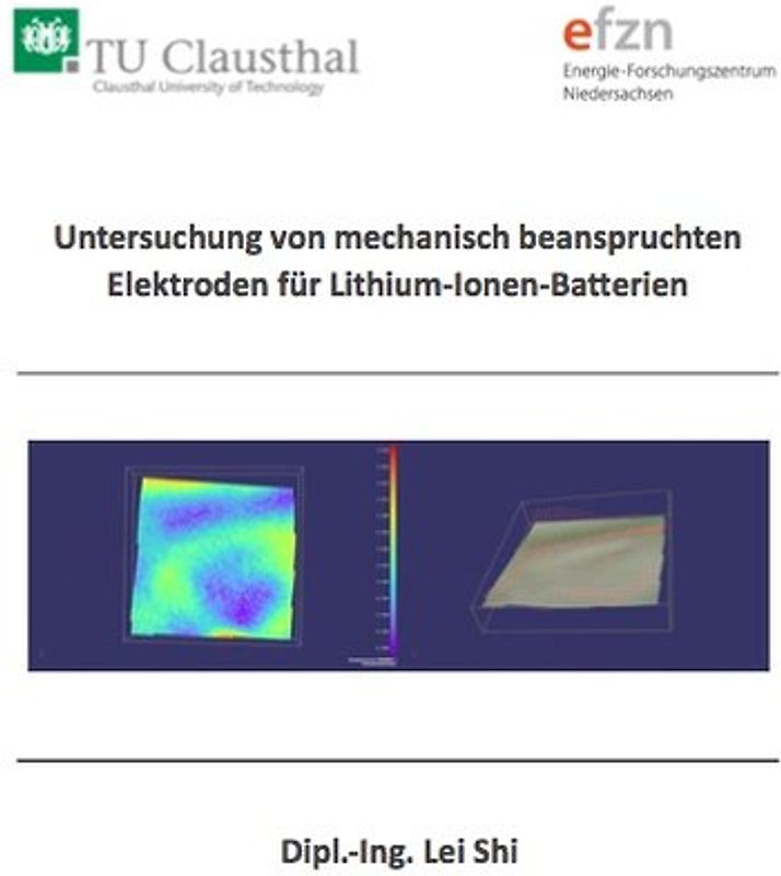 Untersuchung von mechanisch beanspruchten Elektroden für Lithium-Ionen-Batterie