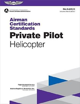 Airman Certification Standards: Private Pilot - Helicopter (2025)