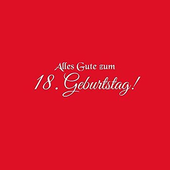 Alles Gute zum 18 Geburtstag: Gästebuch Alles Gute zum 18 Geburtstag 18 Jahre Gäste buch party geschenkideen deko dekoration geburtstagsdeko zubehör ... geburtstag für mädchen junge mann Cover Rot
