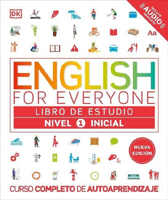 English for Everyone Nivel 1 Inicial: Libro de Estudio