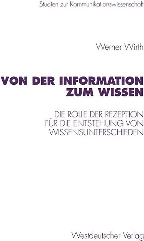 Von der Information zum Wissen