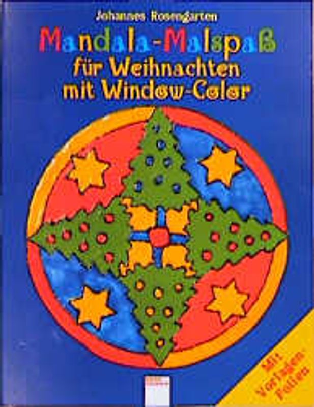 Mandala-Malspass für Weihnachten mit Window-Color