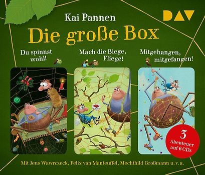 Die große Box. Du spinnst wohl! – Mach die Biege, Fliege! – Mitgehangen, mitgefangen!