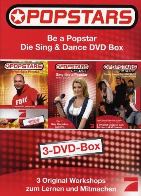 Popstars - Be a Popstar (3DVD Popstars-Box) DVD