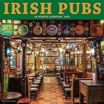 Irish Pubs 2026 12 X 12 Wall Calendar