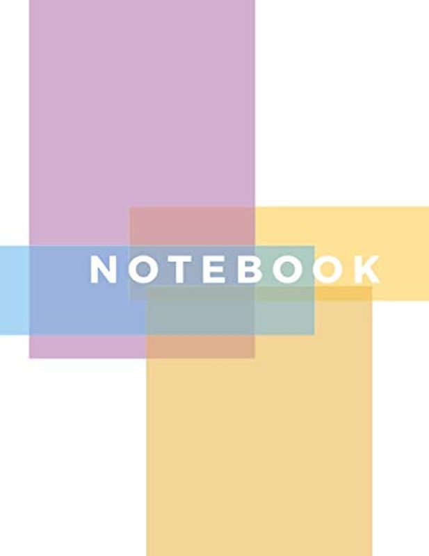 Dyslexia and Vision Stress Friendly Notebook: Large journal and diary with coloured pages to relief vision stress