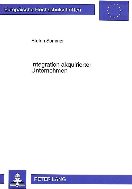 Integration akquirierter Unternehmen