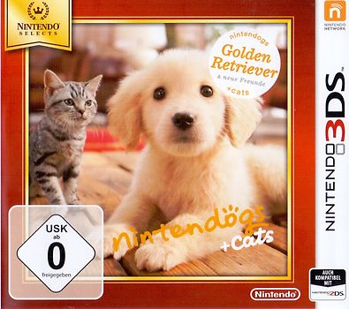 Nintendogs + Cats: Golden Retriever und neue Freunde [Nintendo Selects] Nintendo 3DS