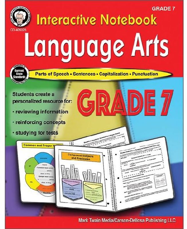 Interactive Notebook: Language Arts Resource Book, Grade 7