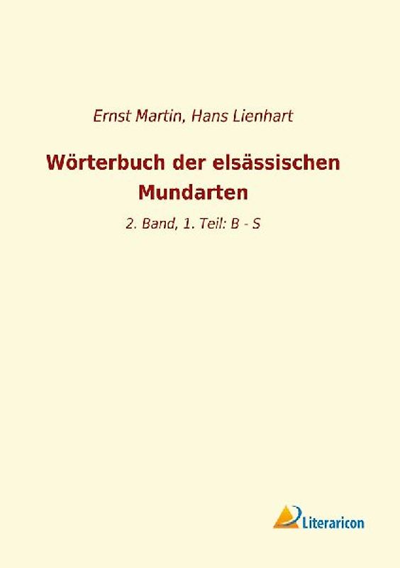 Wörterbuch der elsässischen Mundarten
