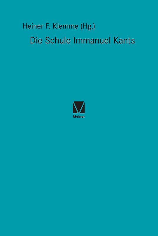 Die Schule Immanuel Kants
