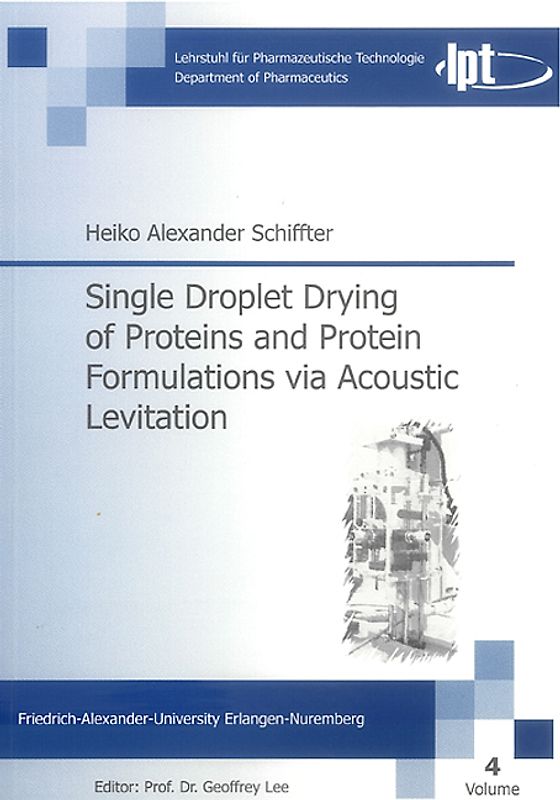 Single Droplet Drying of Proteins and Protein Formulations via Acoustic Levitation