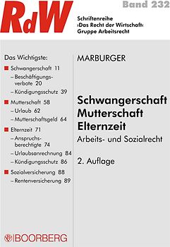 Schwangerschaft - Mutterschaft - Elternzeit