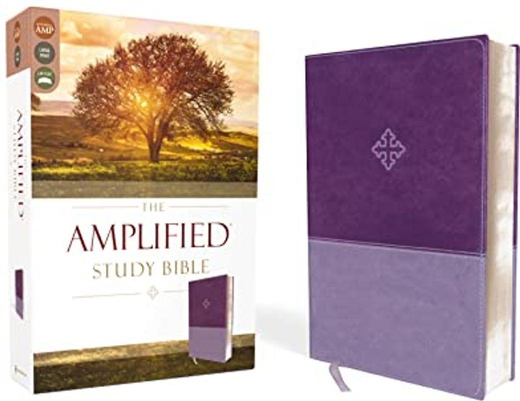 The Amplified Study Bible, Leathersoft, Purple