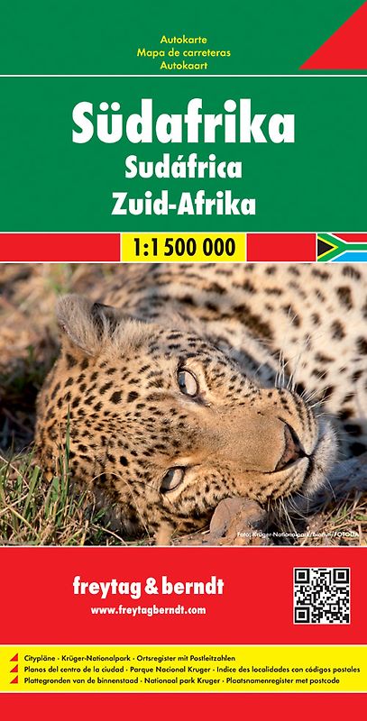 Südafrika, Autokarte 1:1.500.000